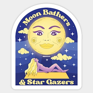 MOON BATHERS & STAR GAZERS Sticker